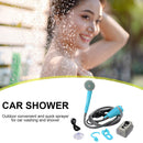 12V Car Washer Shower Set Outdoor Camping Travel Hiking Sprayer Bathing Tools