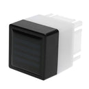 Square Waterproof LED Solar Light Fence Post Pool Garden Lamp Warm White Newly