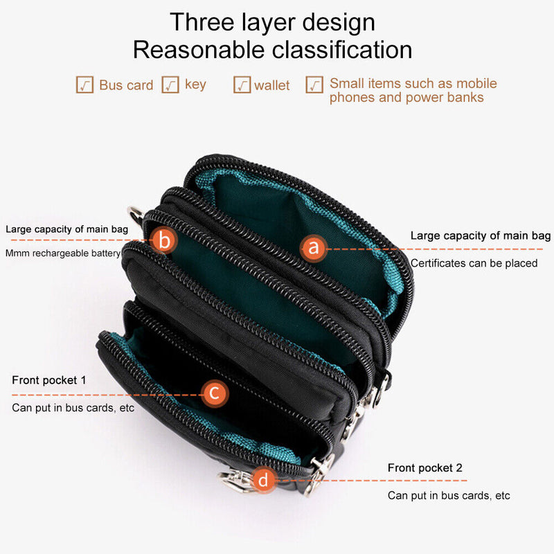 Portable Sports Arm Bag Wrist Purse for Outdoor Sports Running Fitness Bracelet