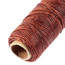 150D 50m Wear Resistant Wax Thread DIY Leather Purse Sewing Line(Coffee)
