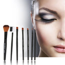7pcs Makeup Brushes Professional Cosmetics Foundation Brush Face(Black)