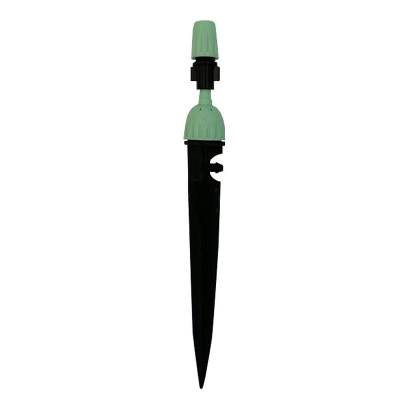 10pcs Adjustable Hose Drip Irrigation Nozzle for Spiked Sprinkler (Green)