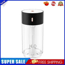 Air Humidifier USB Electric Cool Mist Maker Air Purifier LED Light (Black)