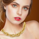 Big Chain Choker Scrub Metal Female Exaggerated Necklace Collar Chain Jewelry