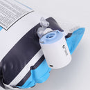 Mini Air Pump 1300mAh Rechargeable Air Pump Quick Inflate Deflate (Blue) Newly