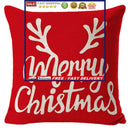 18x18 Linen Christmas Throw Pillow Cover for Bed Sofa Cushion Car Pillowcases
