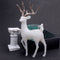 White Flash Home Ornament Christmas Crystal Deer Table Decoration Christmas Elk