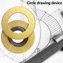 Adjustable Circle Drawing Ruler Tool Measuring Drawing Circular Compass