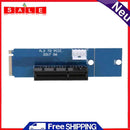 M. 2 NGFF SSD PCI-E 4 X Converter Adapter Card with Power Cable (Blue)