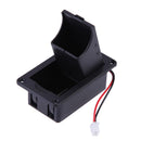 1pc 9V Battery Box Case Cover Holders For Guitar Bass Pickup Black Newly