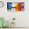 Oil Paint By Numbers Lake Scenery Frameless Picture Craft Kit for Living Room