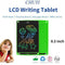 8.5in LCD Digital Writing Tablet Portable Drawing Board (Colorful Green)