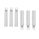 6 Sets Retractable Stainless Steel Grill Crossover Tube for Charbroil Nexgrill