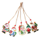 Double-sided Christmas Diamond Painting Crystal Pendant for Trees Window Xm