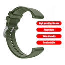 22mm Silicone Strap for Amazfit GTR 3/GTR 3 PRO Watch Band (Army Green) Newly