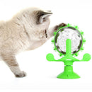 Teasing Turntable Interact Pet Cat Teasing Puzzle Play Game Feeding Leakage