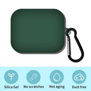 Silicone Protective Case for OnePlus Buds Pro Wireless Earbuds(Dark Green)