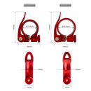 Bike Seat Tube Clip Quick Release MTB Bicycle Seatpost Clamp (Red 34.9mm) Newly