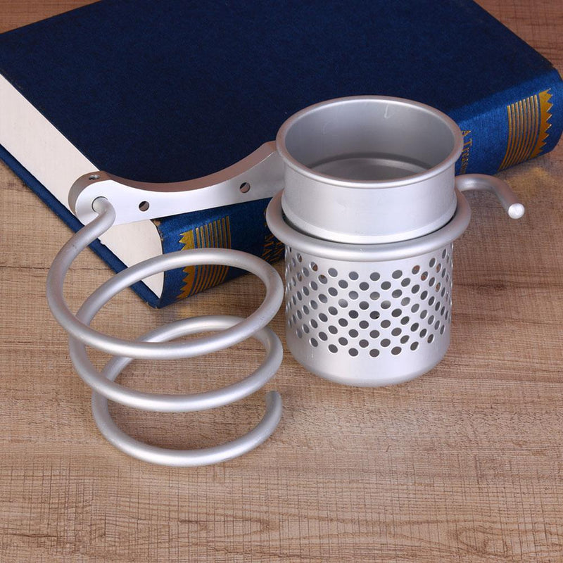 Wall Mounted Hair Dryer Holder Aluminum Dry Comb Holder Rack Standing Se