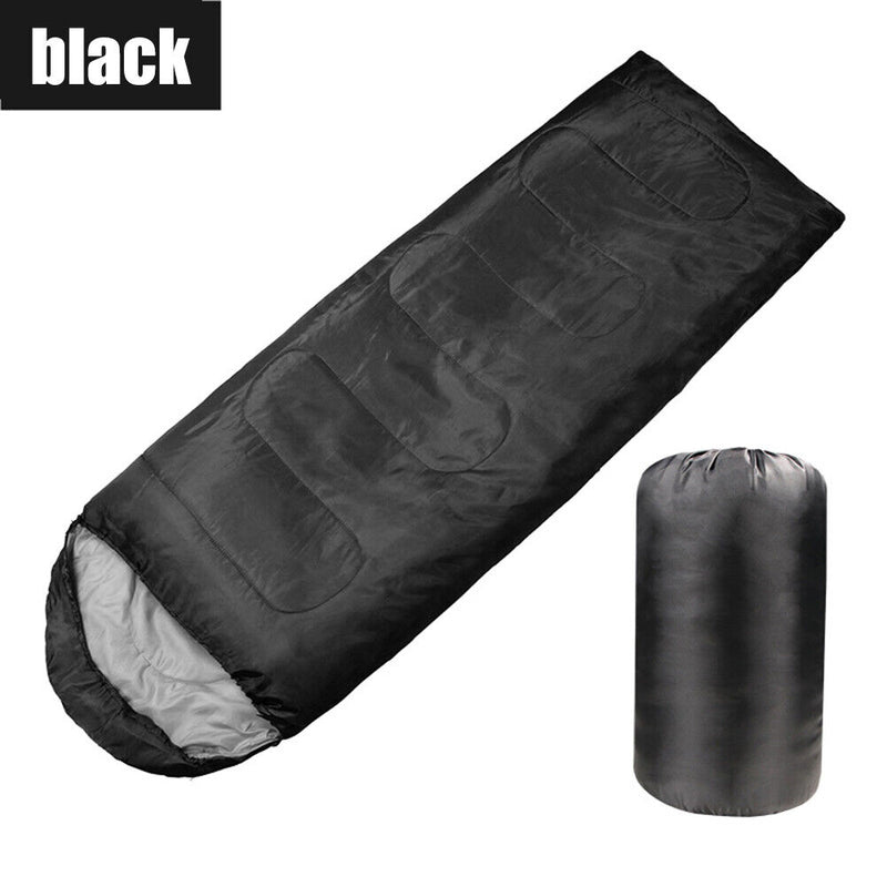 #A Ultralight Camping Envelope Sleeping Bag with Hood for Traveling Hiking Suppl
