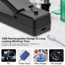 Mini Heat Bag Vacuum Heat Sealer for Plastic Bag Storage Food Snack (Black)