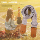 Guitar Strap Anti Slip Bass Ukulele Shoulder Belt Musical Parts (Grey) Newly