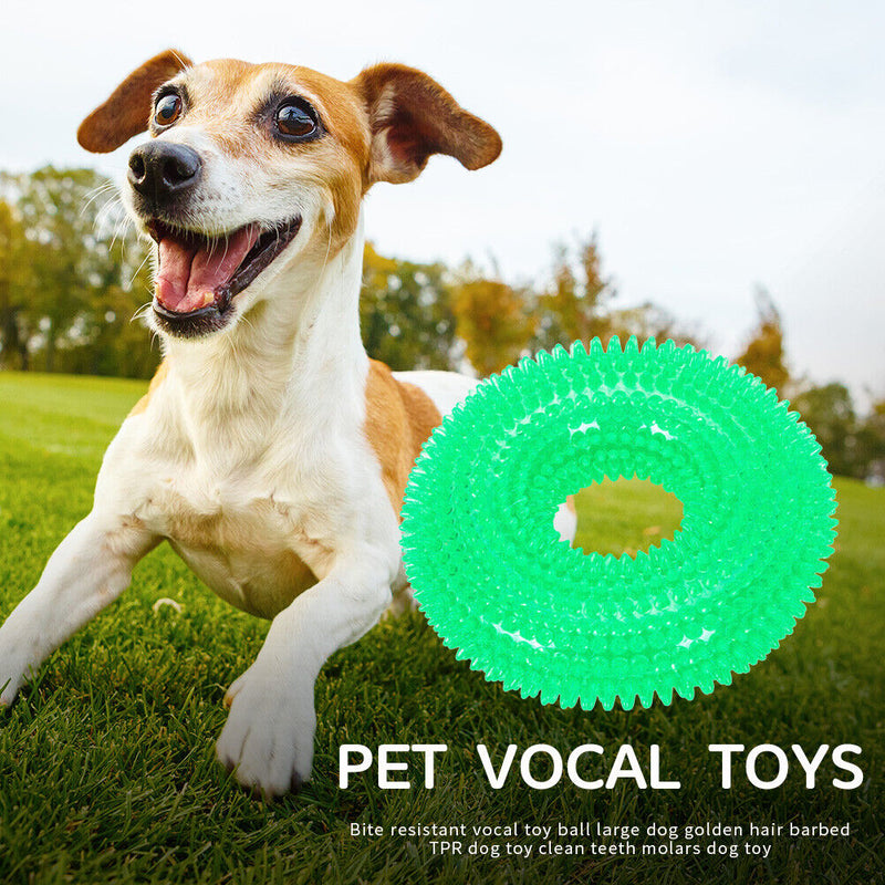 Circle Rubber with Thorn Ball Large Dogs Golden Retriever Cleaning Teeth Pet