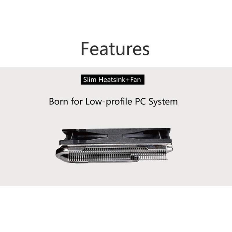 ID-COOLING IS-30 CPU Cooler with Quiet PWM Fan 4 Direct Contact Heatpipes Newly