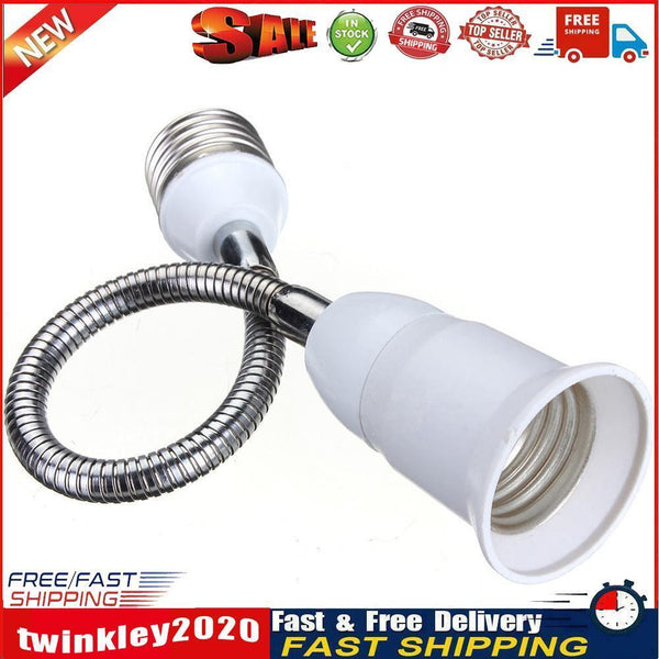 E27 LED Light Bulb Lamp Holder Flexible Extension Adapter Socket(60cm) Newly