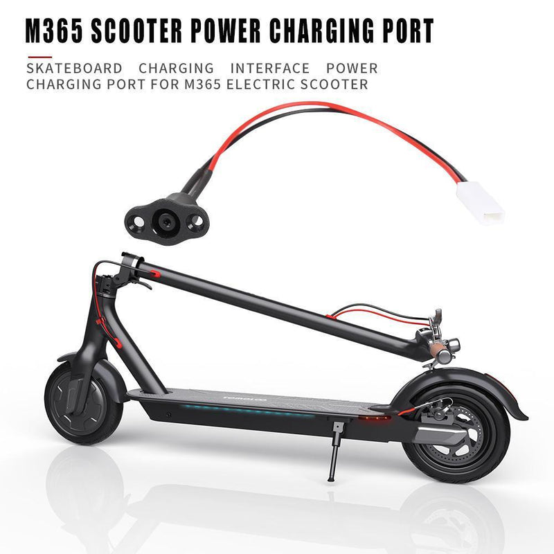 M365 Electric Scooter Accessories Skateboard ABS Power Charging Interface