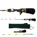 LEO Telescopic Fishing Rod Baitcasting Ice Fishing Travel Sea Pole (60cm) Newly