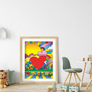 5D DIY Colorful Heart Full Round Drill Diamond Painting Kit Artwork Craft