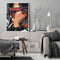Frameless Oil Paint By Numbers Smoke Girl DIY Canvas Picture Craft Kit Newly