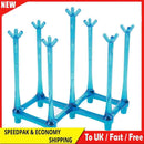 Glass Cup Bottle Drying Rack Drainer Shelf Holder Kitchen Organizer(Blue)