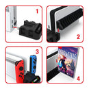 Multifunctional Charger Dock Anti Slip 13 Game Slot Holder Kits for Switch OLED