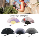 Chinese Style Silk Folding Fan Party Ornaments Dance Hand Fans (Style 2)