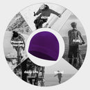 Beanies Hats Winter Warm Sports Cycling Running Ski Bonnet Caps (Purple)