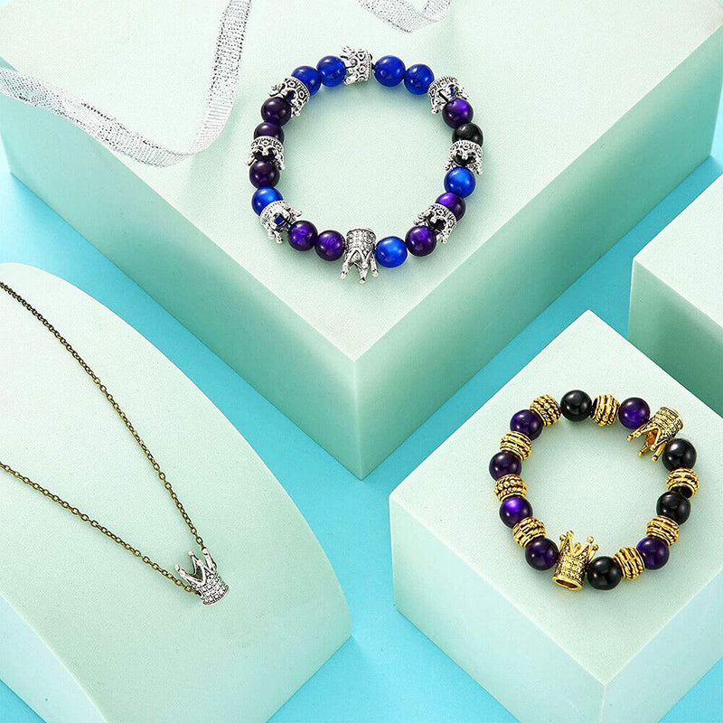 DIY Fitting Spacer Beads King Crown Beads Jewelry Making Supplies Pendants