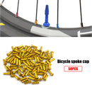 50pcs Metal Nipples for 14G 2mm Spokes MTB Mountain Bike Bicycle Cycling Parts