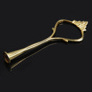 5 Set of 3 Tier Three Layers Cake Plate Stand Holder Crown Metal Rod Golden