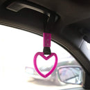JDM Heart Train Bus Handle Hand Strap Car Rear Bumper Warning Loop (Pink)