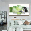 5pcs 5D DIY Full Drill Diamond Painting Bamboo Stone Cross Stitch Embroider