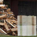 Canvas Log Carrier Basket for Firewood Collector and Wood Holder#
