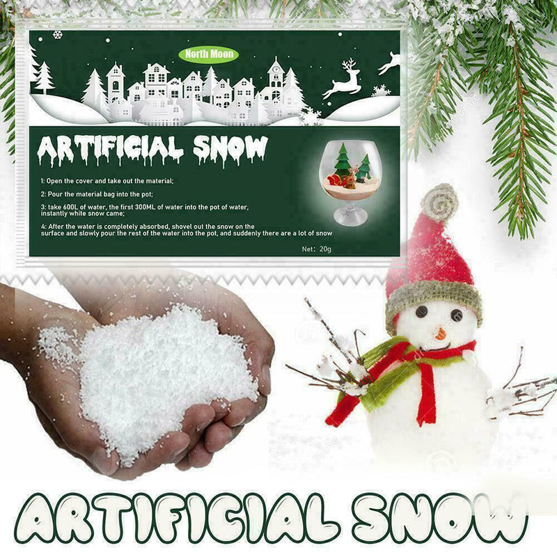 Artificial Dry Powder For Chidren Kids Winter Snowball DIY U0E0 8U9I props J9X6