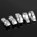 12pcs/Set Reusable Vegetable Stainless Steel Mold Cake Biscuit Baking Mould