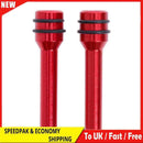 2pcs Universal Aluminum Interior Door Lock Knob Pins for Car Truck (Red)
