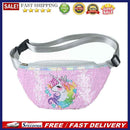 Fashion Fanny Chest Bag Girls Casual Money Purse Sequins Shoulder Crossbody