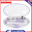 Portable Electric Nail Drill Kit Set Manicure Pedicure Grinding Burnishing Tool