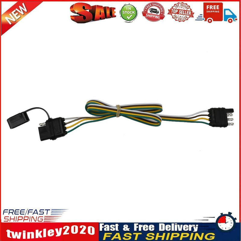 Amrican 4 Flat 32"trailer connect trailer plug 6/12/24V 4 pin Flat trailer Newly