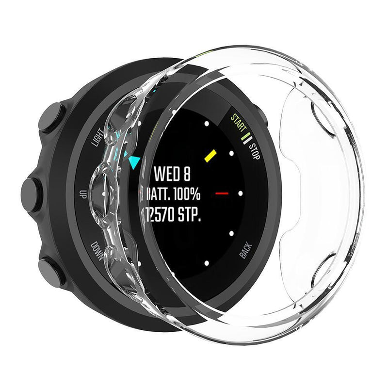 Soft Transparent TPU Case for Garmin Forerunner 45 Protector Cover (White)